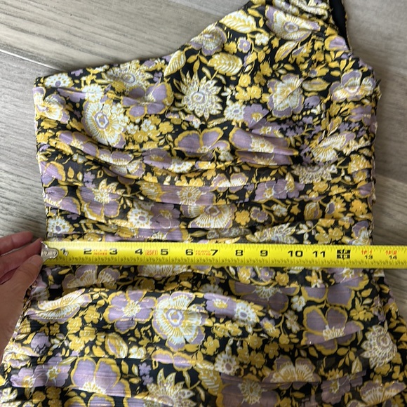 Zara NWT one shoulder mini dress size small B7 - Picture 12 of 15